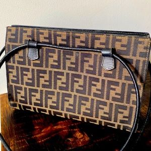 FENDI Vintage Zucca and Epi Bag